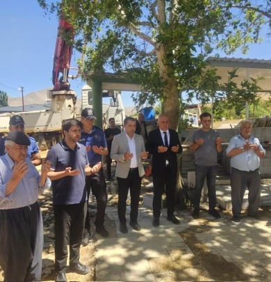 ORTA İÇMELER CAMİİ İNŞAATI TEMEL ATMA TÖRENİ