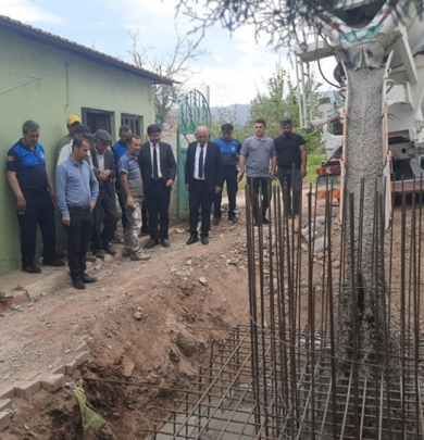 ÖZTÜRK MAHALLESİ FATİH CAMİİ MİNARE YAPIMI